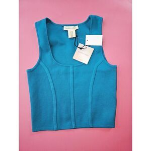 NEW Happily Grey‎ square neck tank top. Size Medium